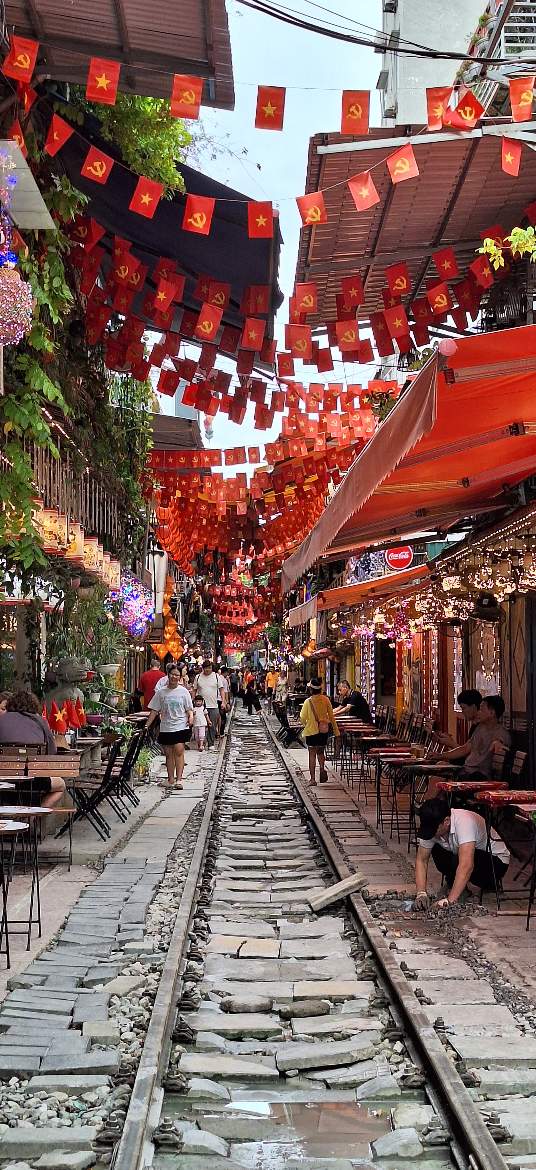 Hanoi, train street