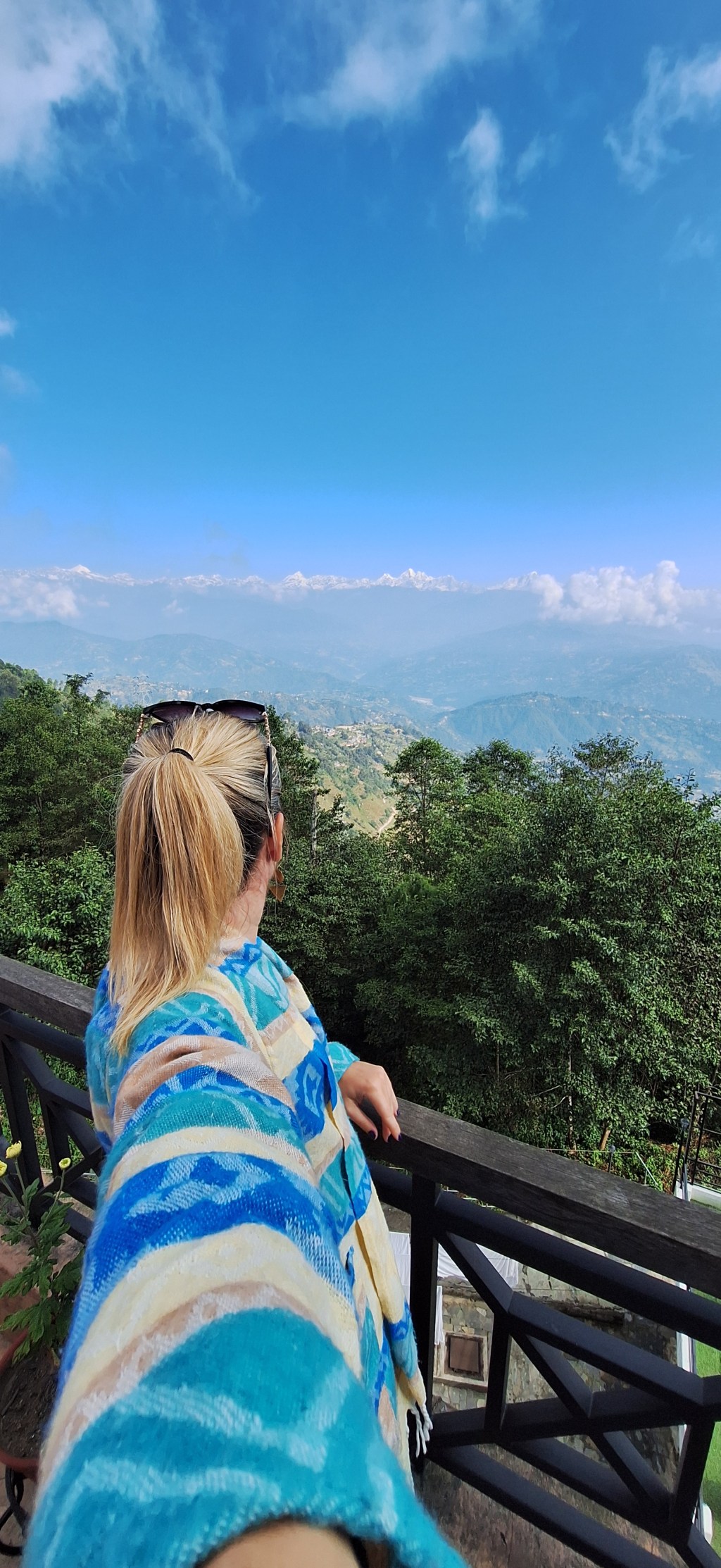 Himalayan view in Nepal,&nbsp;Nagarkot
